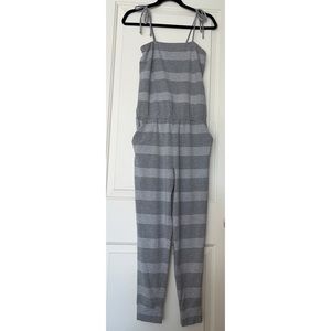 Lou & GREY SIGNATURESOFT COZY JUMPSUIT WITH ELASTIC WAIST - SIZE XS